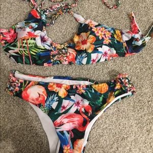Tropical bikini set